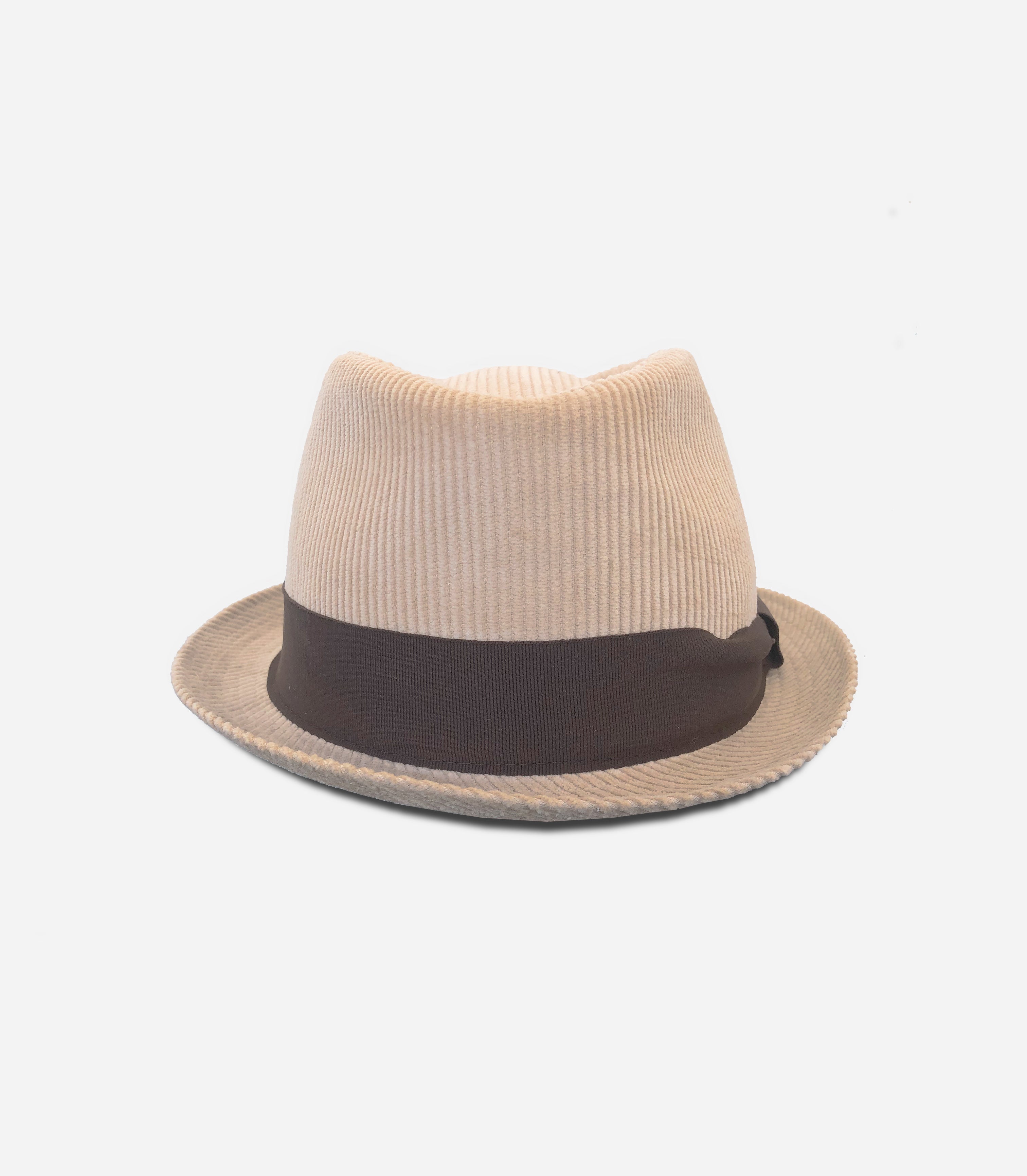 Cappello  velluto con fascia  0901 cammello uomo  - 3