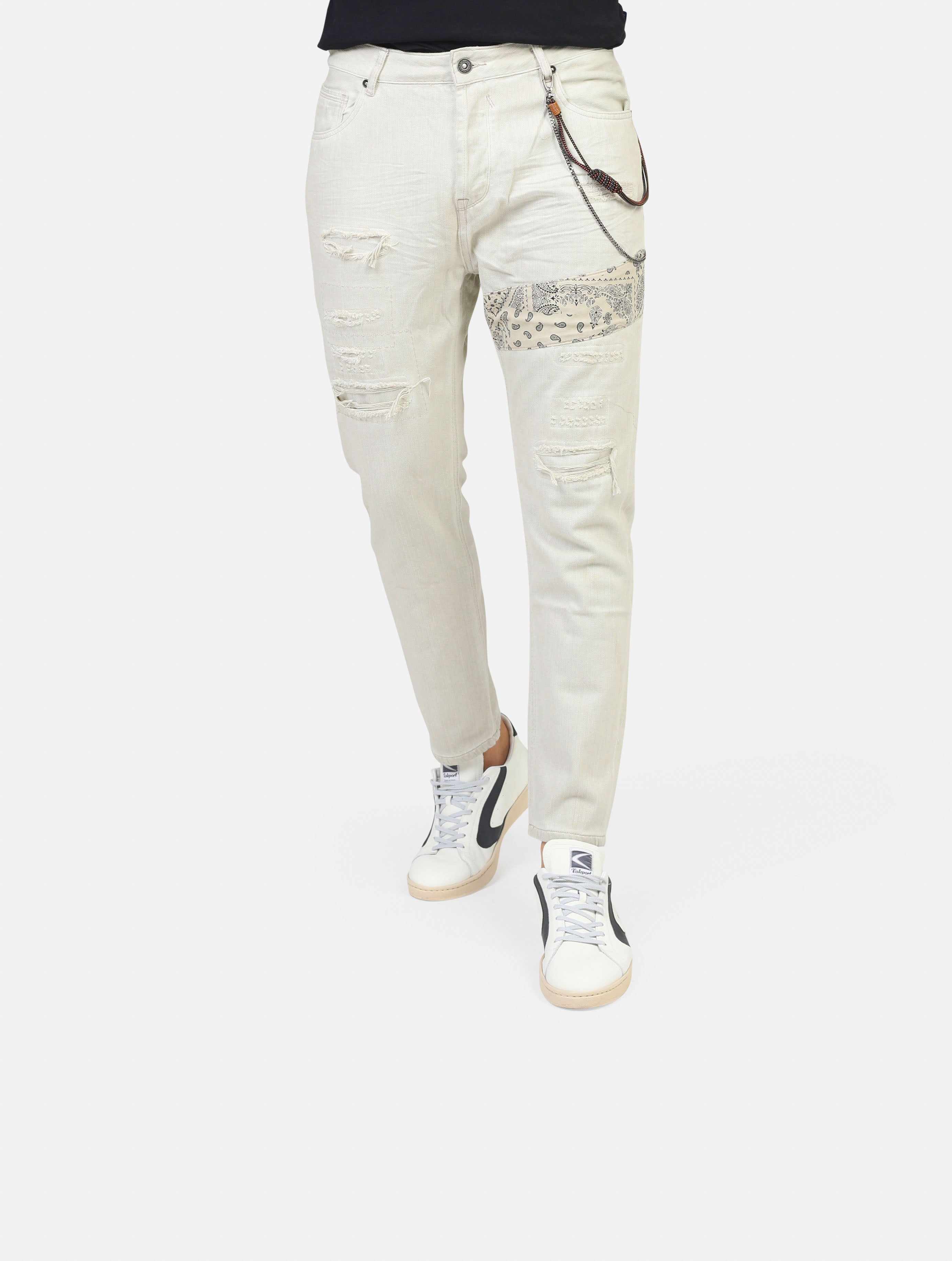 Jeans gianni lupo -  white uomo  - 1
