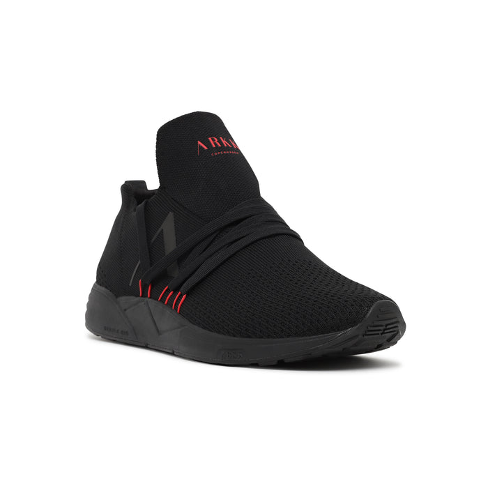 Ana black men's running sneaker shoe. ANA 19 ML1435MEN/9940 BLACK