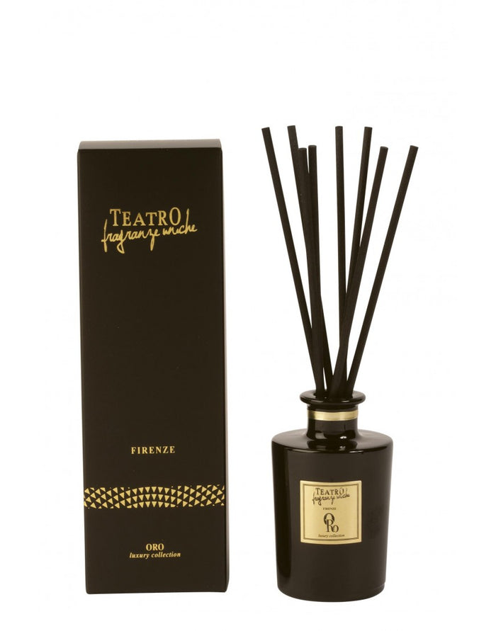 Room fragrance Gold ml. 100 with sticks. TFU 18 ORO100TFU