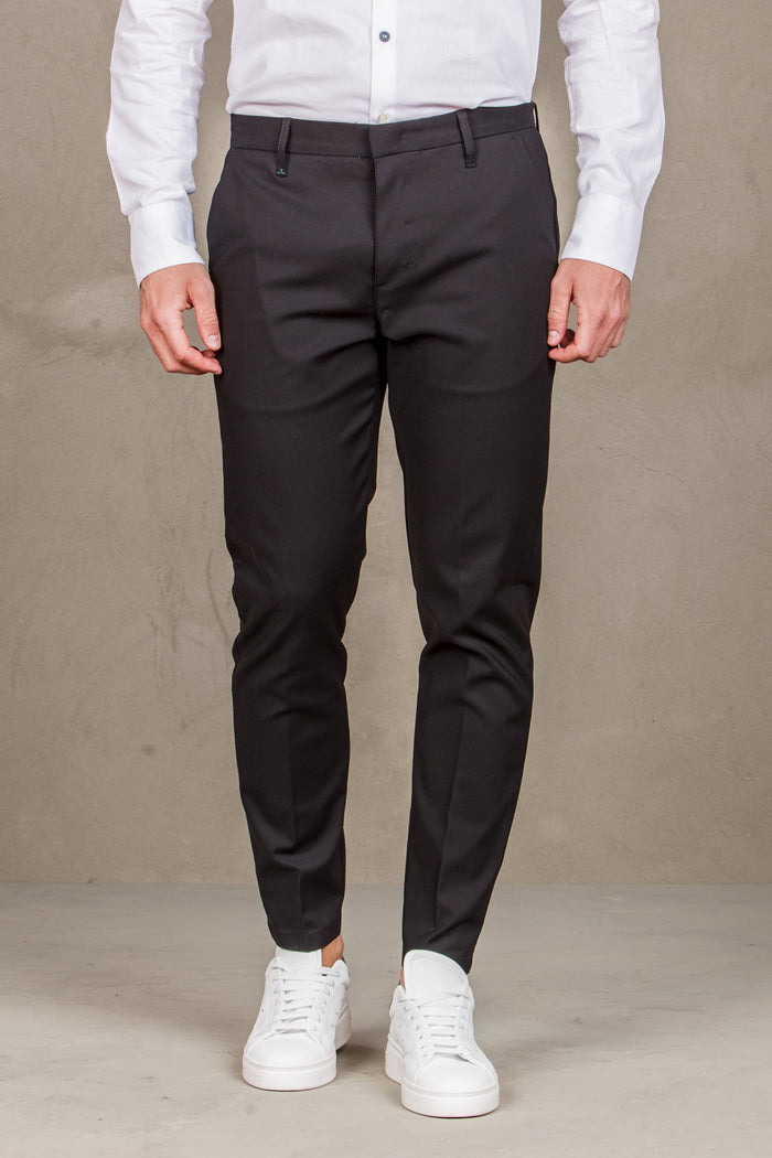 Pantalone uomo elegance con tasche a filetto - M 220183-1NERO