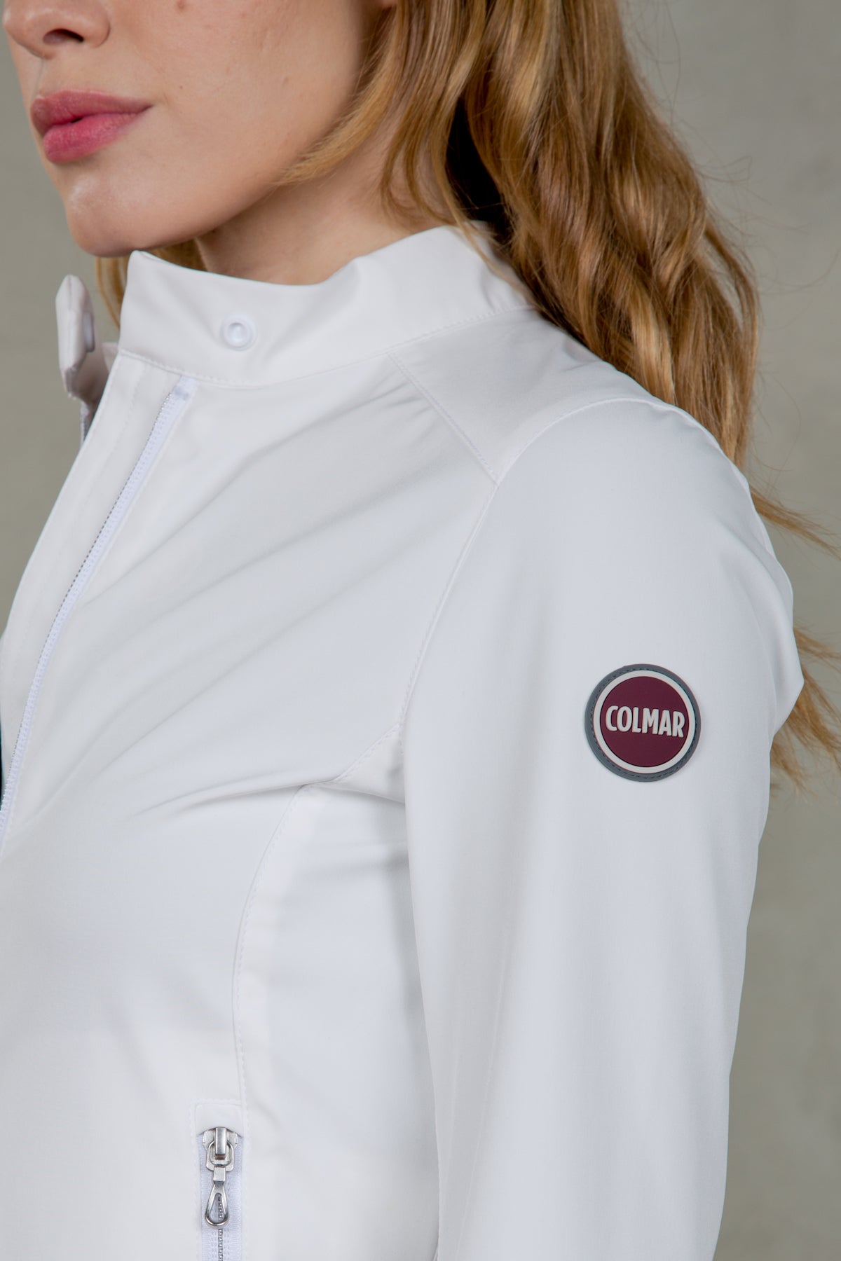 Giacca  softshell windproof  bianco donna 