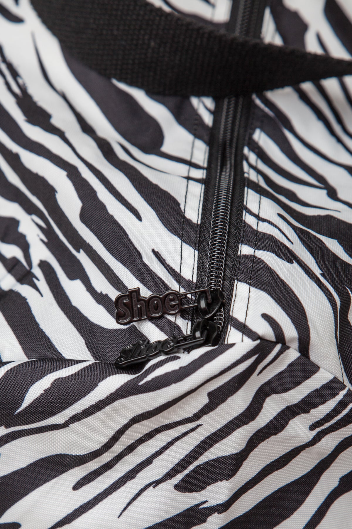 Women's animal print duffle bag  zebra woman  - 2