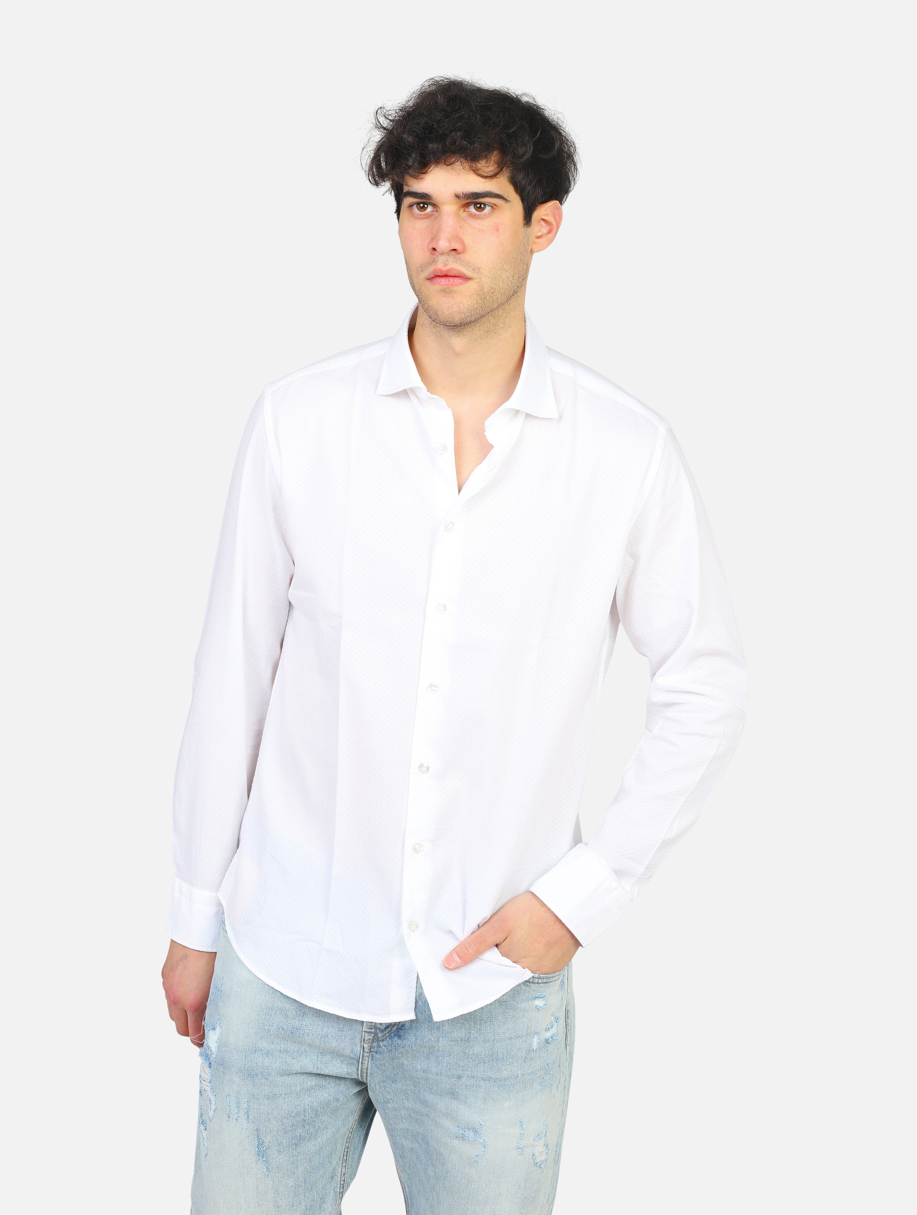 Camicia bianca -  bianco man  - 1