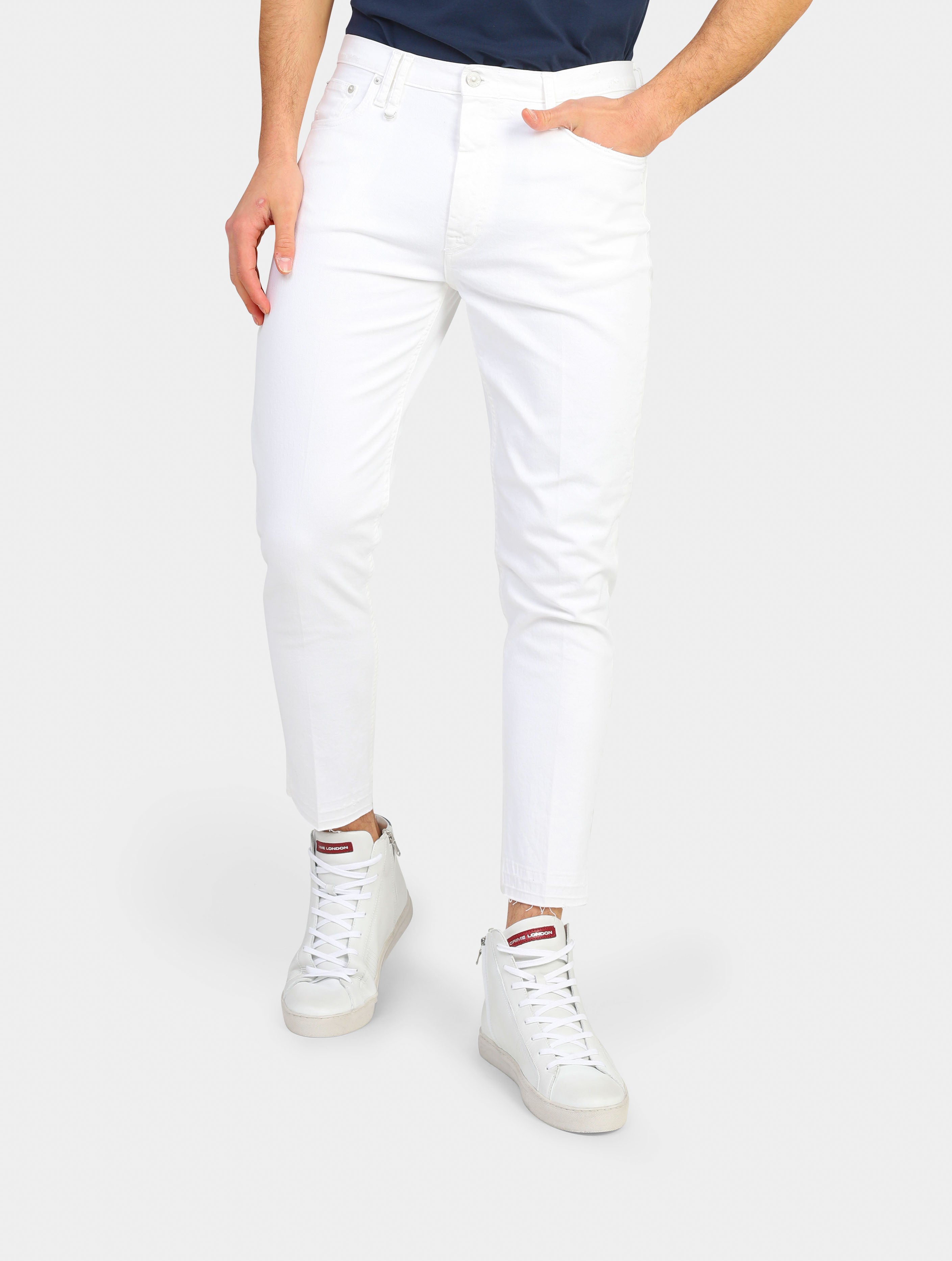 Jeans cyclei -  bianco uomo 