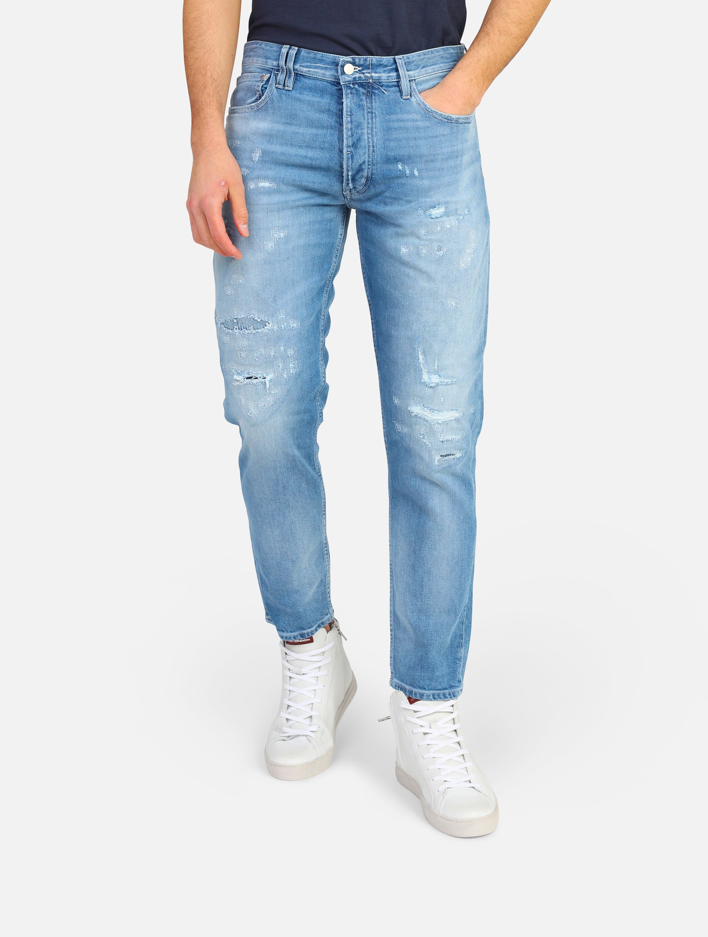 Jeans cycle -  blue man  - 1