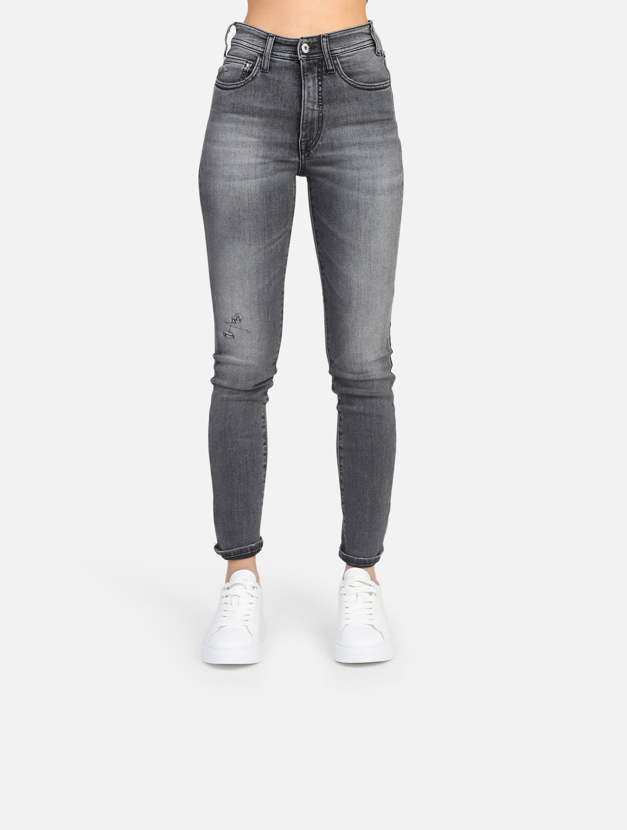Jeans cycle  -  grigio scuro donna  - 1