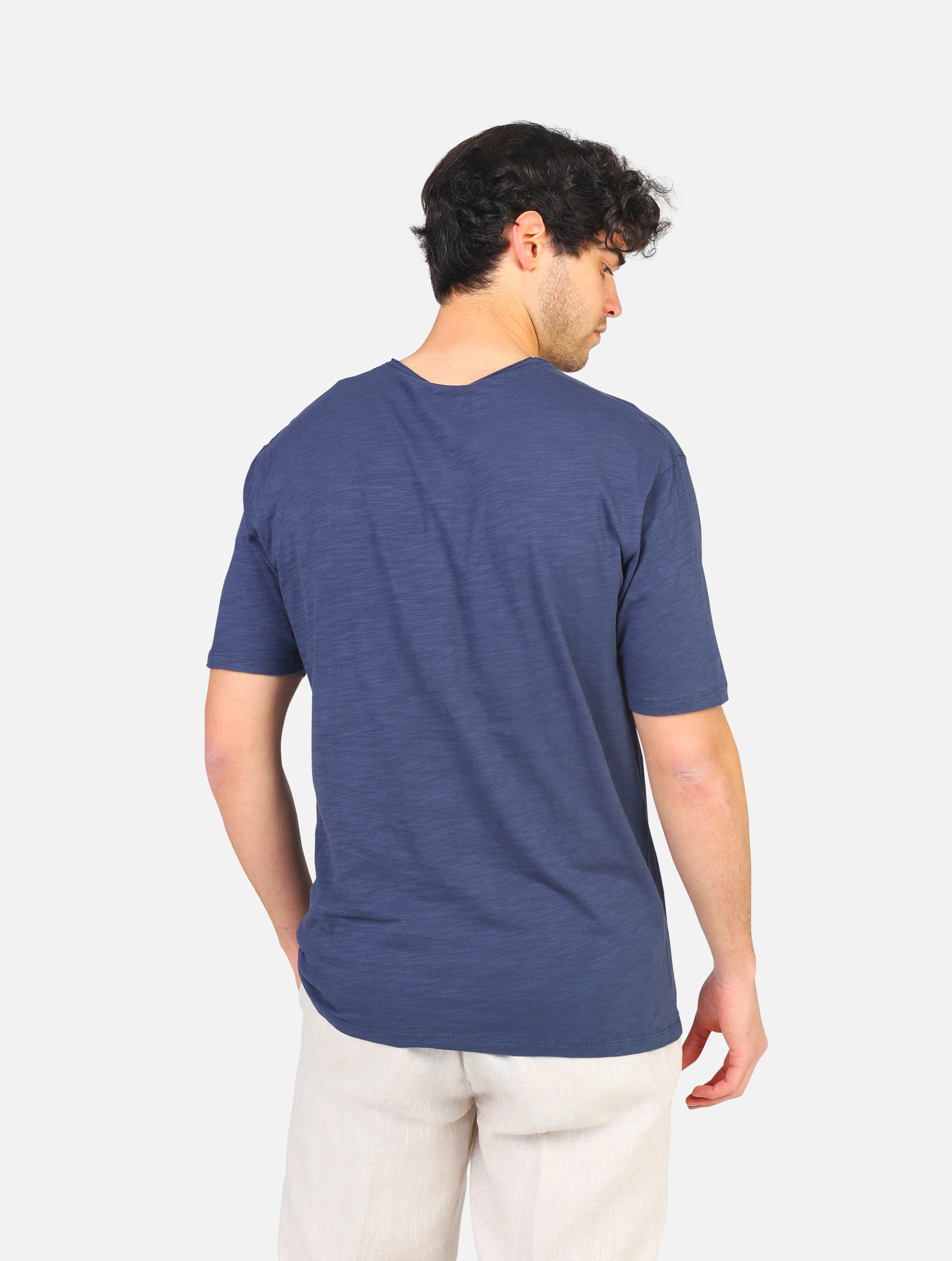 T-shirt gianni lupo -  blu uomo  - 3