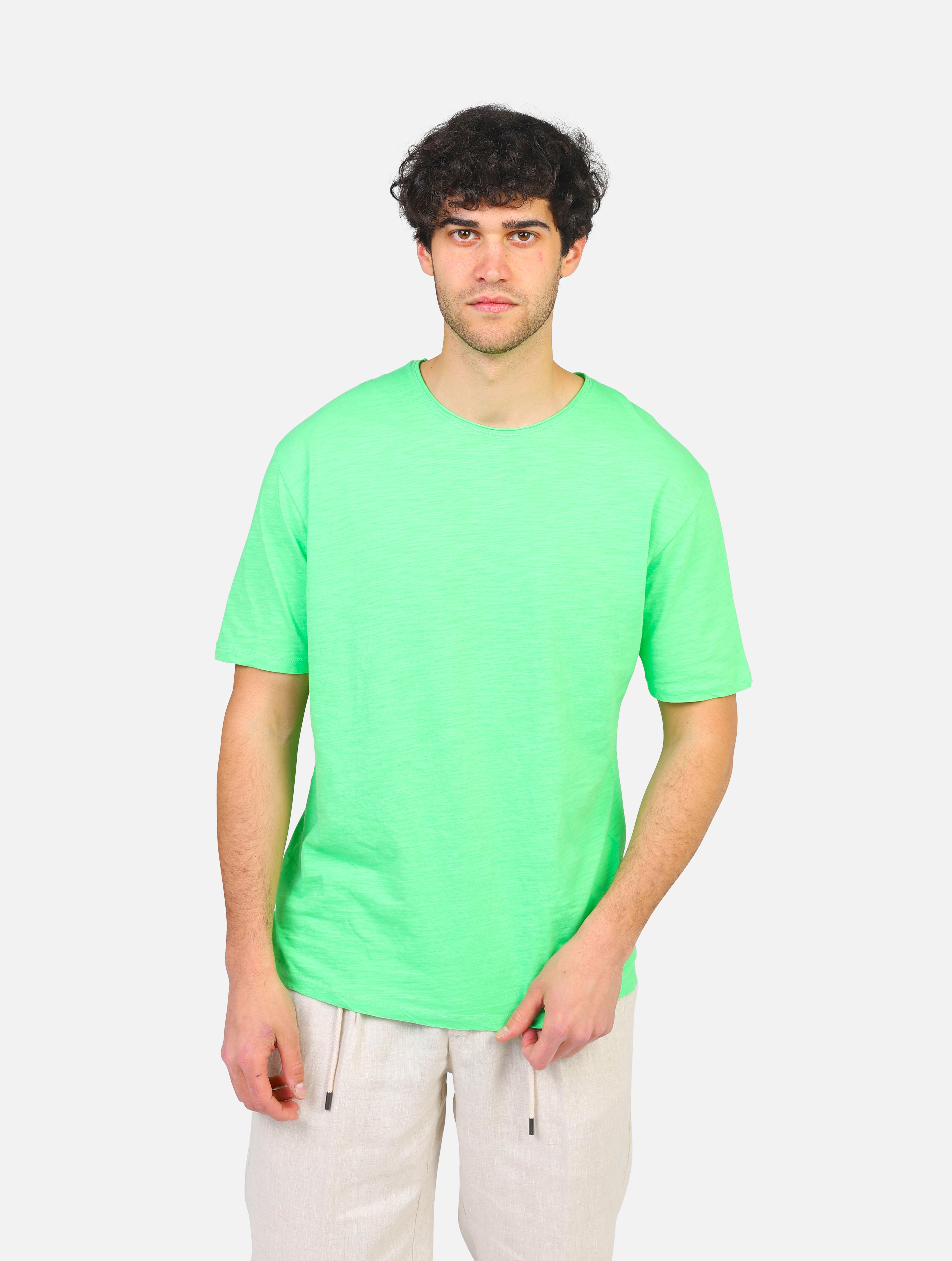 t-shirt GIANNI LUPO - GL1053FFLUO GREEN