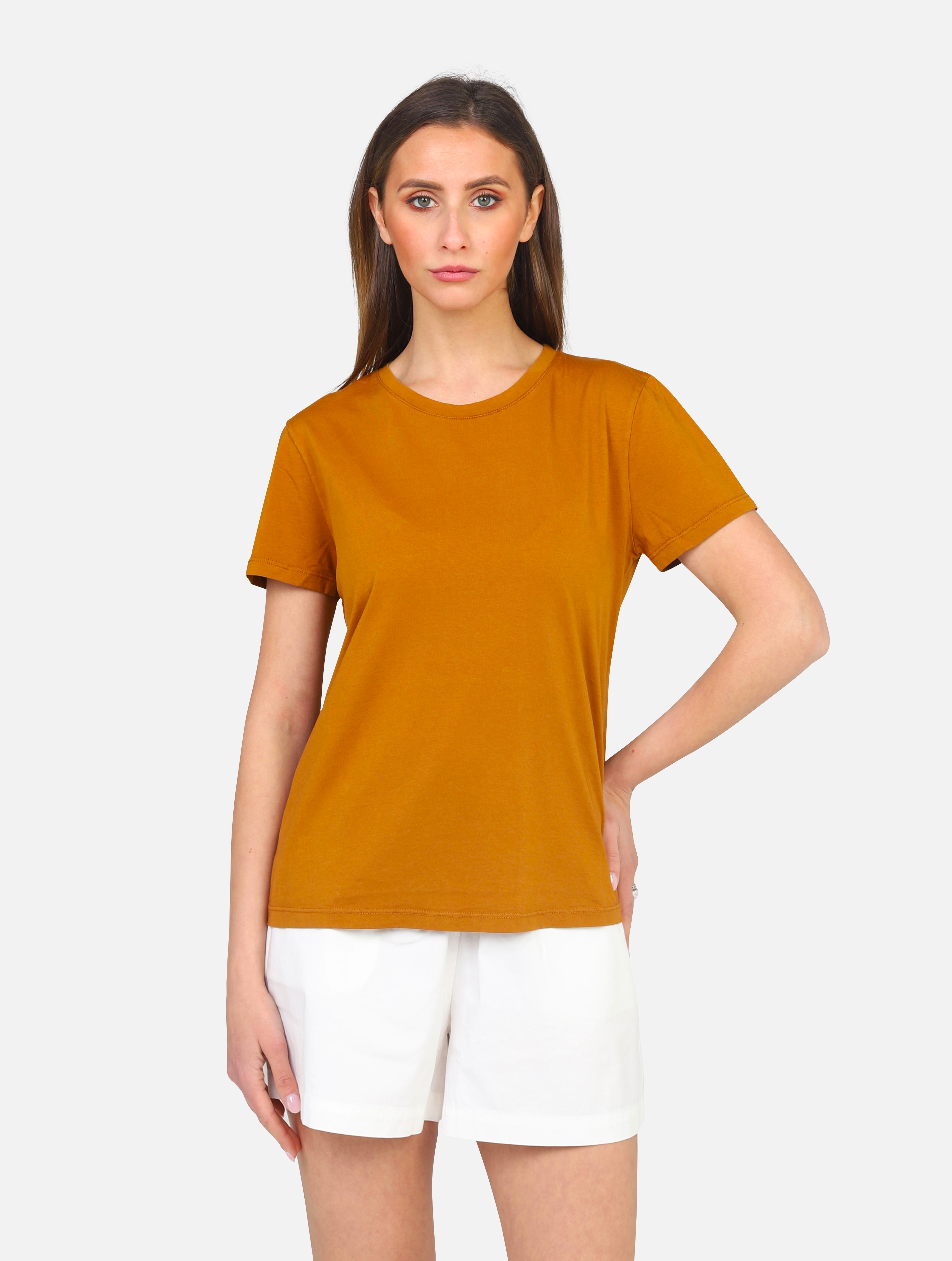 T-shirt kontatto -  legno donna  - 1