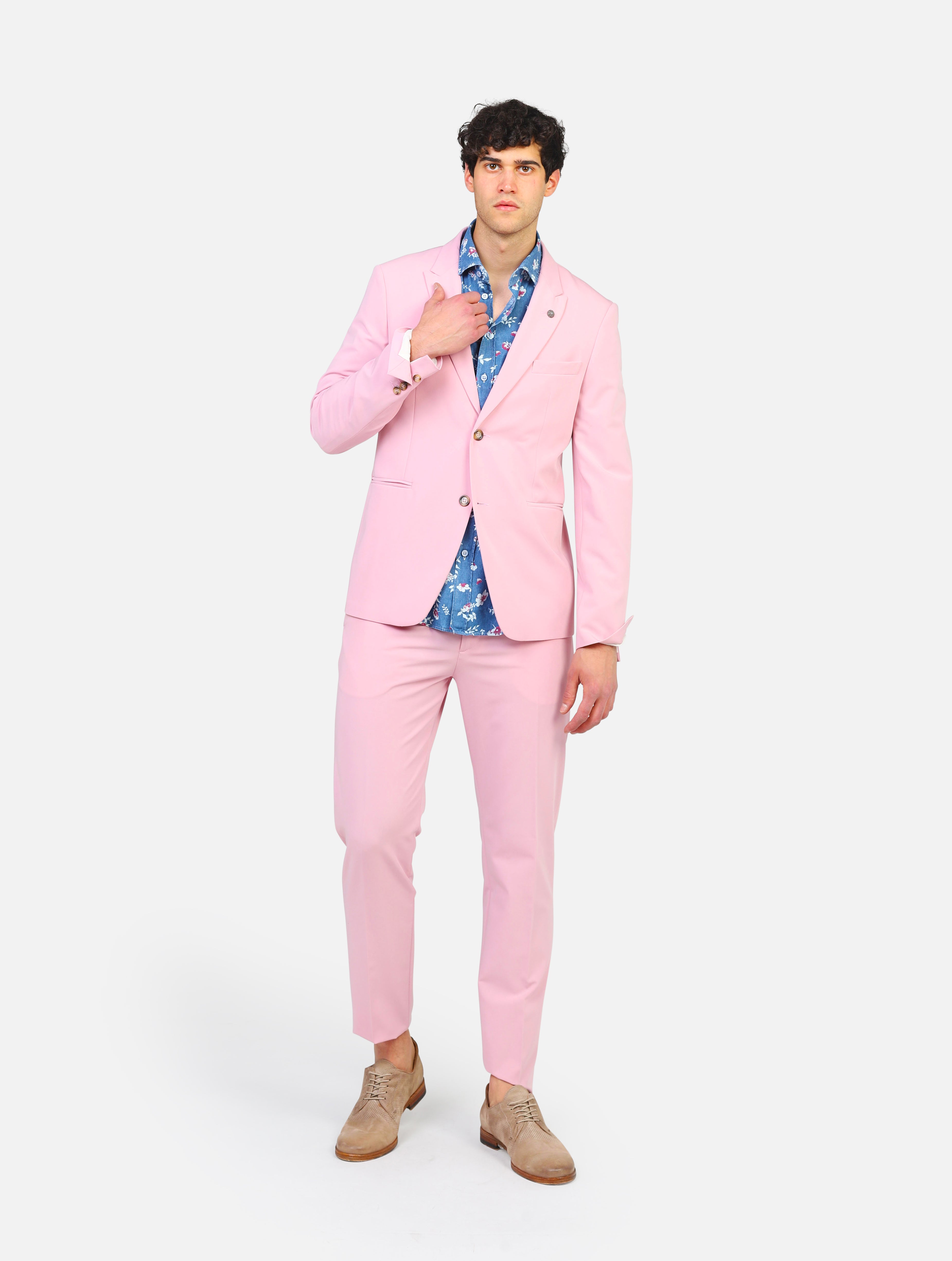 Giacca con pantalone officina 36 - 9001 alexis rosa rosa man  - 1