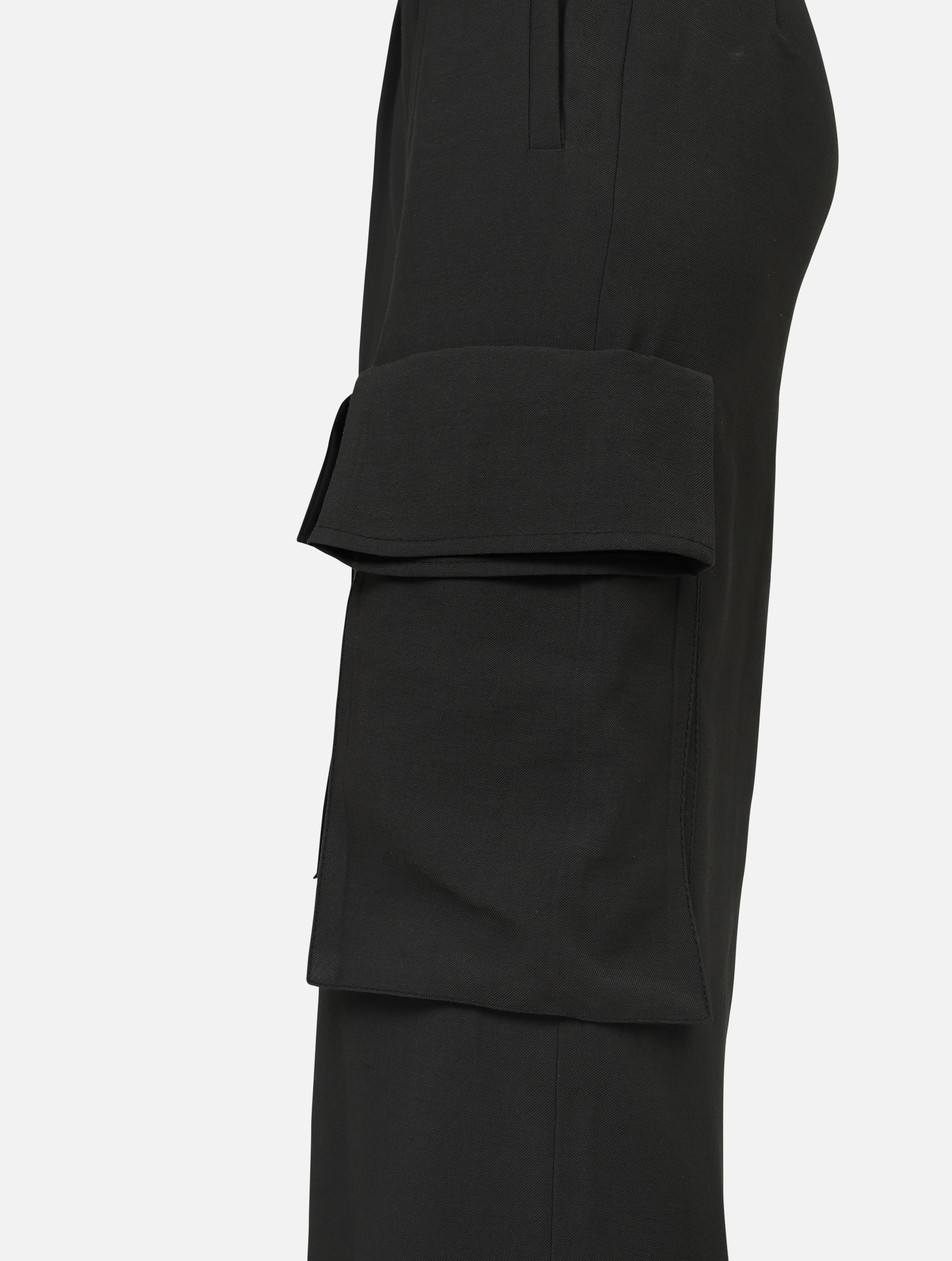 Pantalone cargo vicolo -  nero woman  - 6
