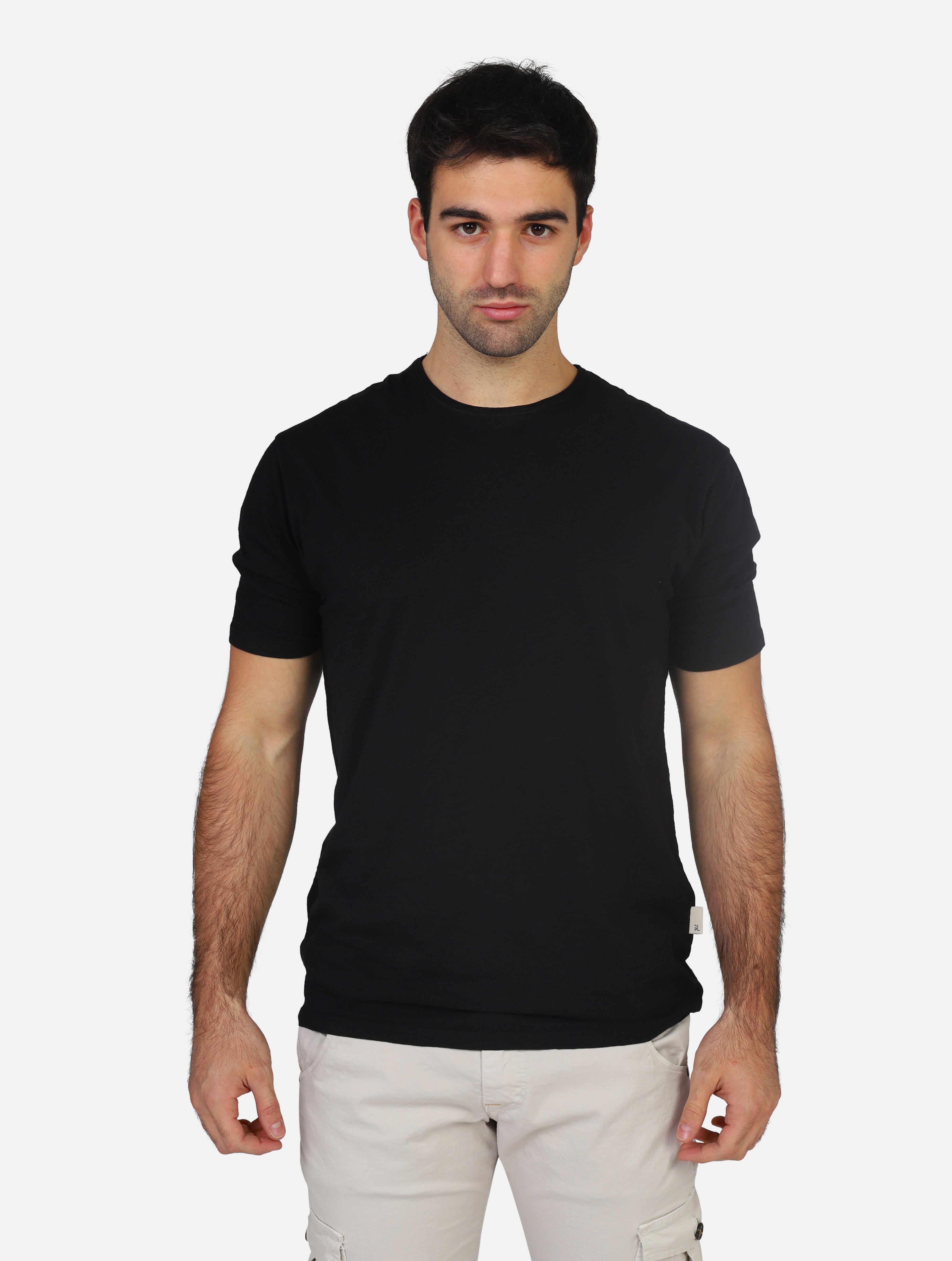 T-shirt gianni lupo  black uomo  - 1