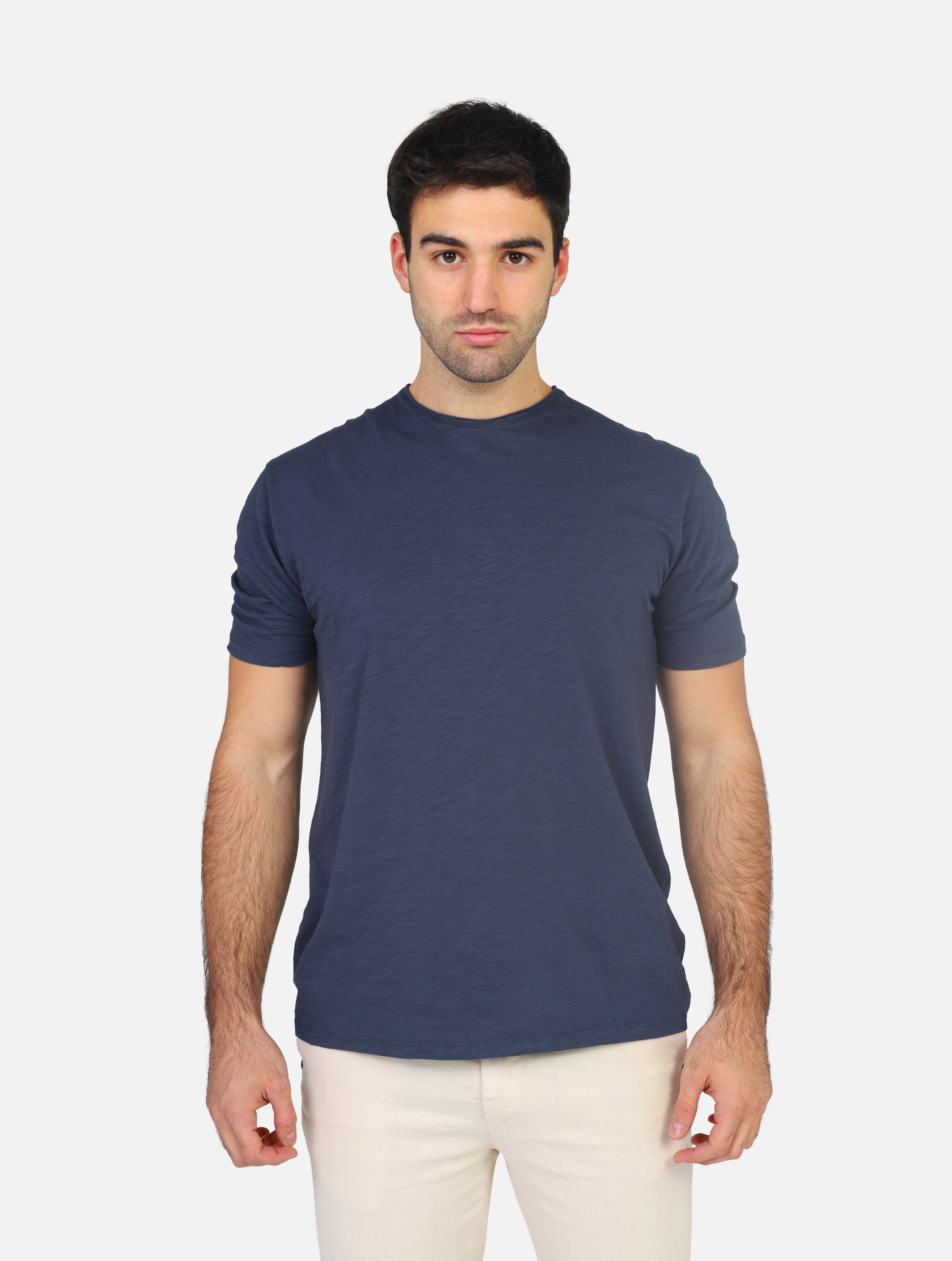 T-shirt gianni lupo  deep blue uomo  - 1