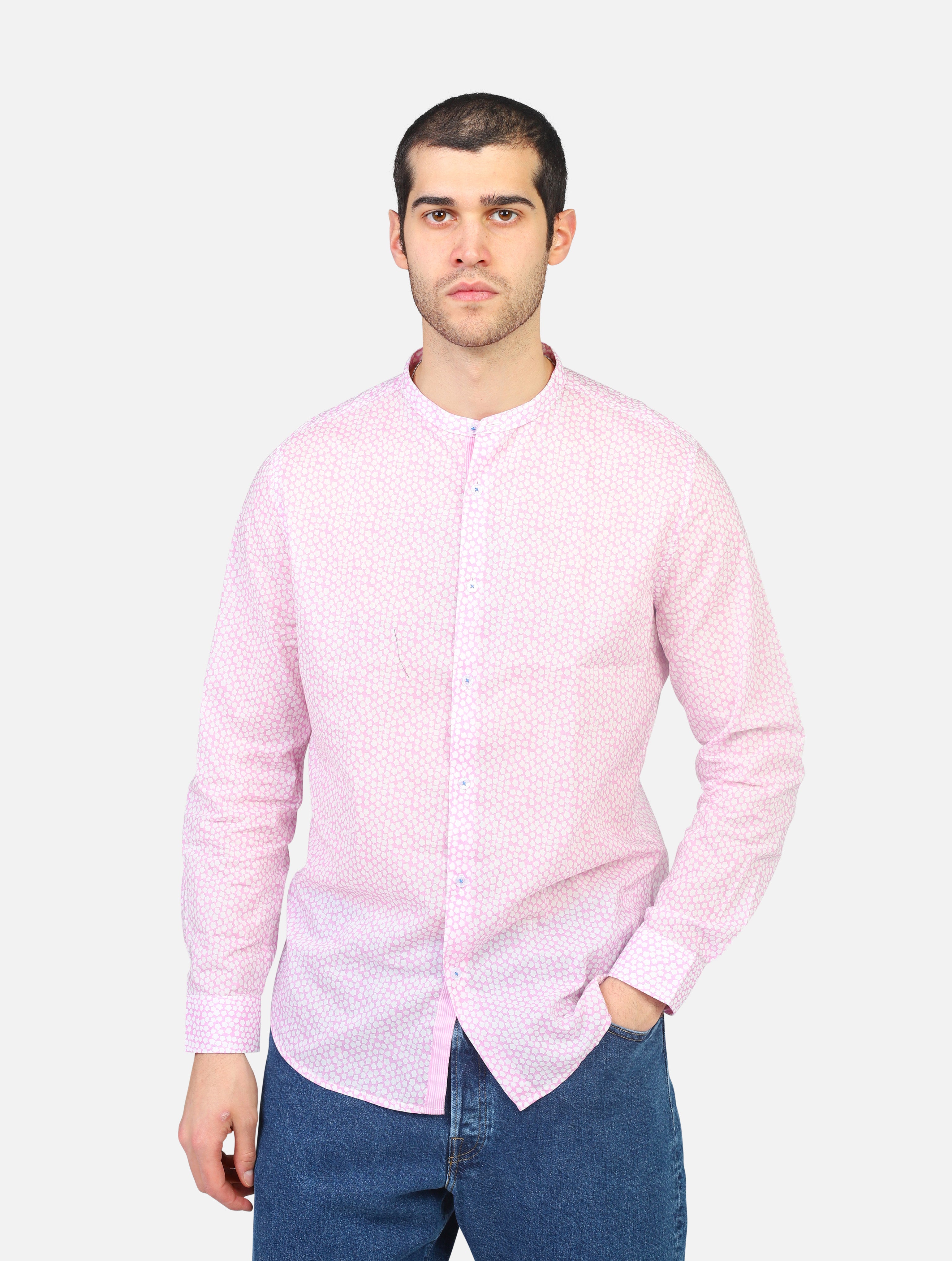 Camicia markup  rosa uomo 