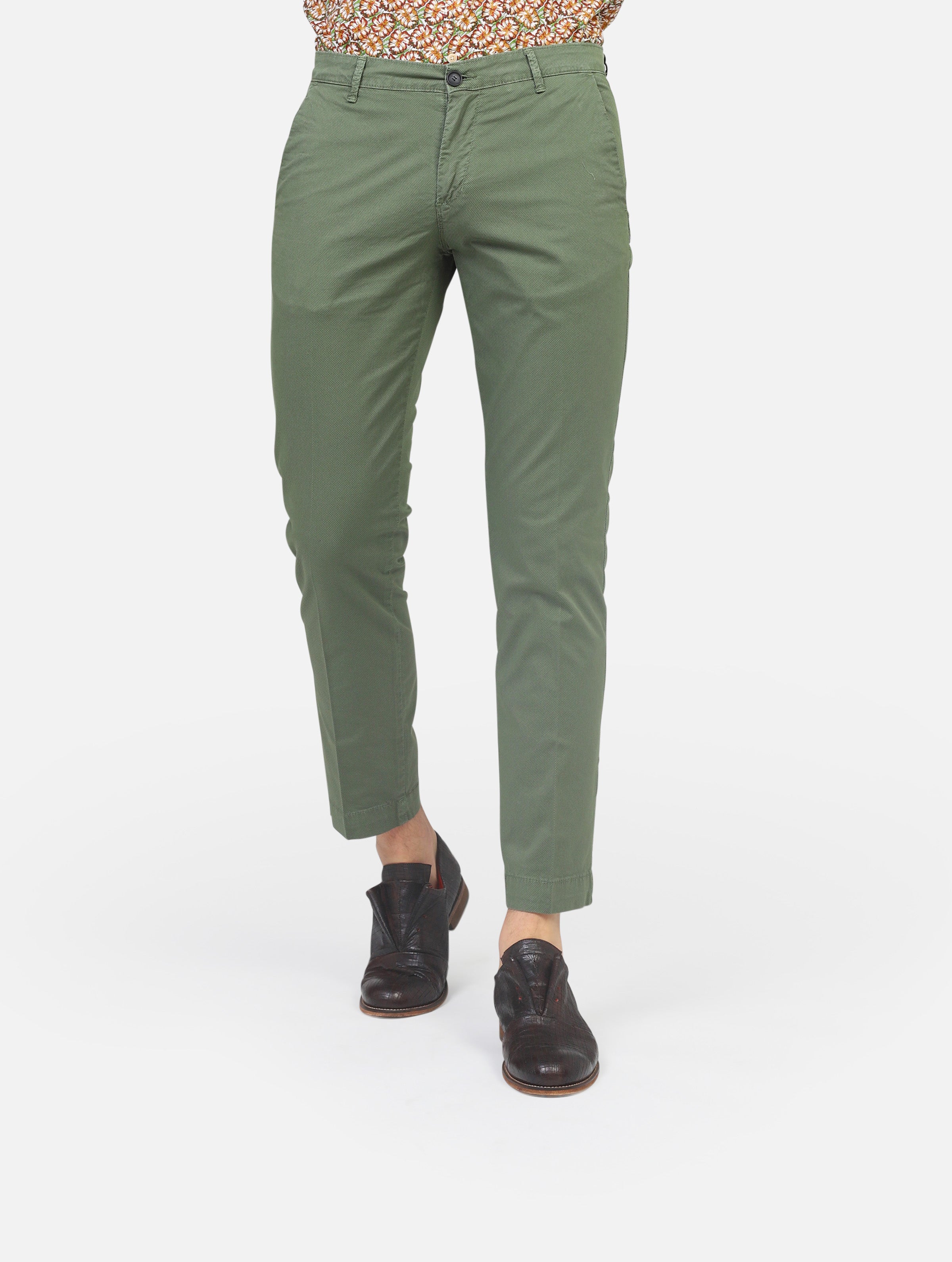 Pantalone moro  verde uomo 