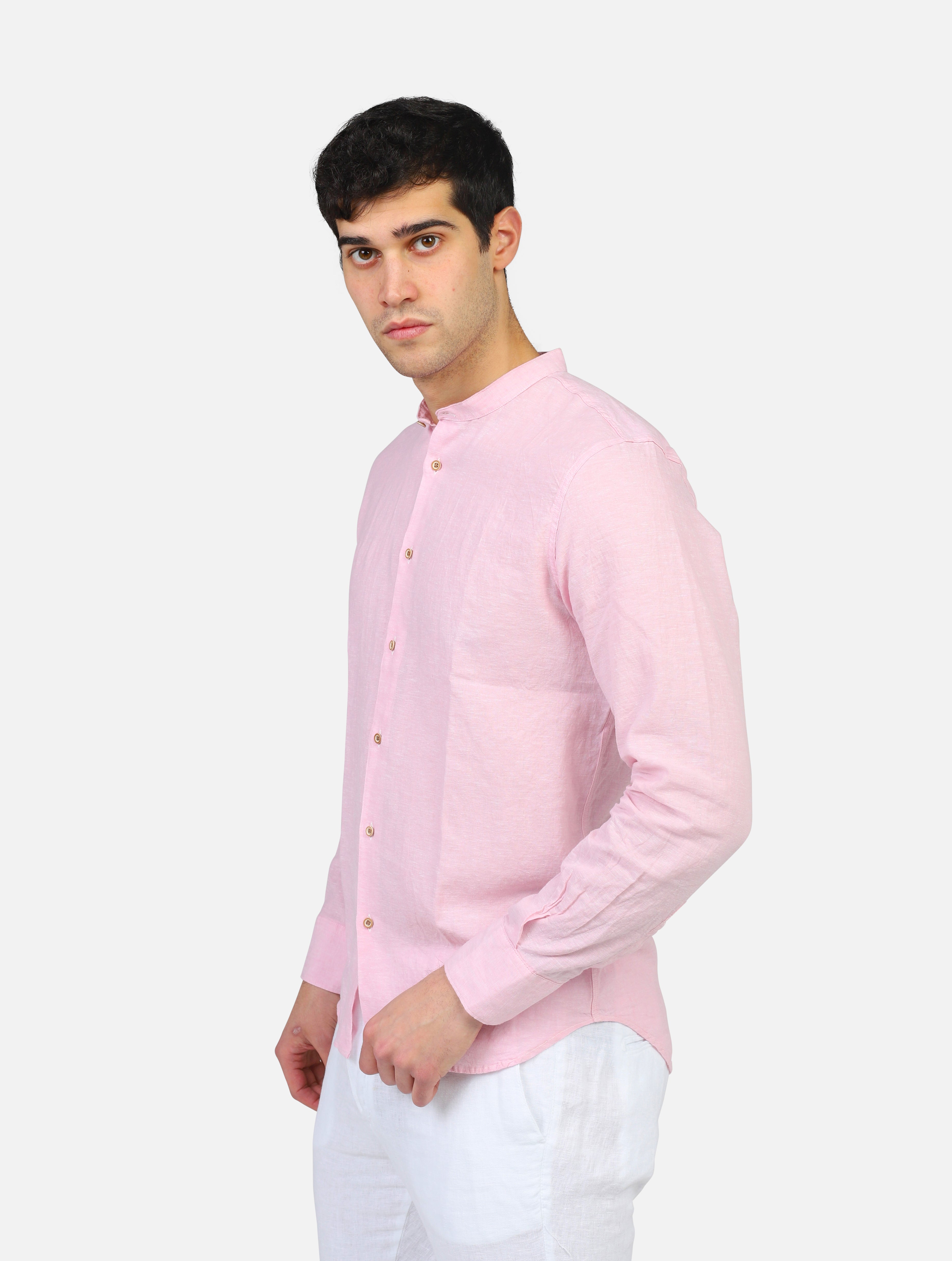 Camicia private label  rosa uomo  - 3